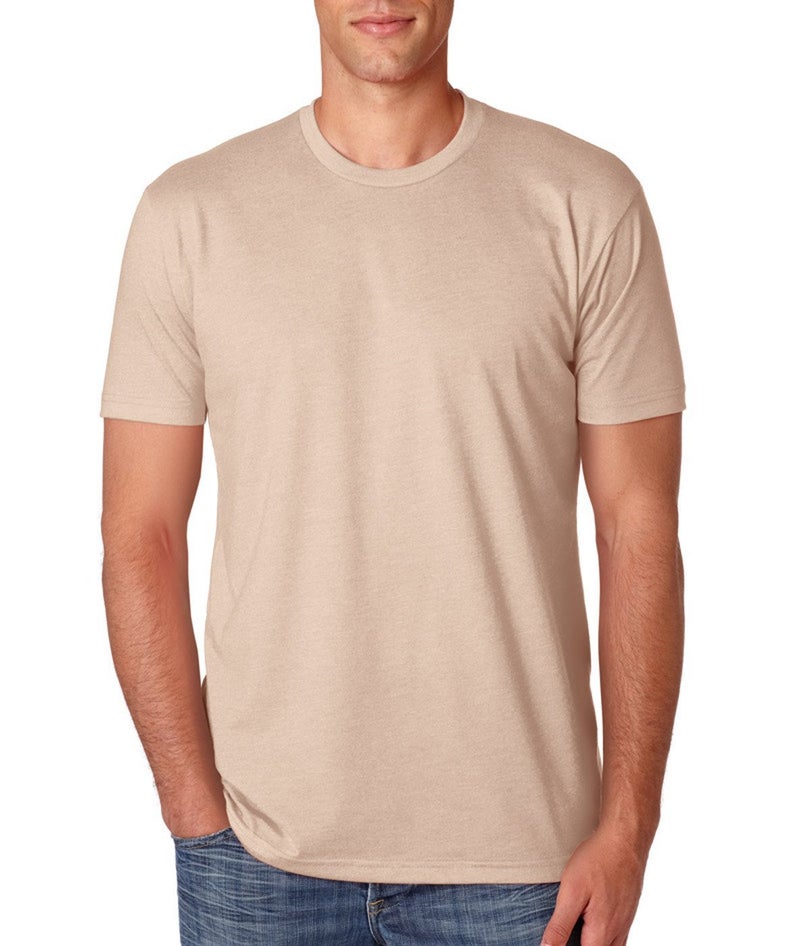 Next Level N6210 T-Shirt, Charcoal + Crme (2 Shirts), X-Large